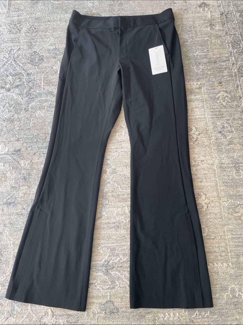 NWT Athleta Stellar Flare Trouser Black size 14